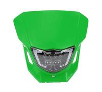 CAVINBDZ Faro Anteriore A LED Per Moto Per WR250F WR450F YZ250F YZ450F 250F 450F Faro Anteriore Per Moto Da Cross(Verde)