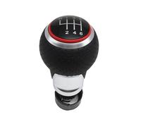 CAVINBDZ Per A3 S3 8p 2003-2013 A4 S4 Q5 S-Line 2007-2015 Pomello Del Cambio Pomello Del Cambio Auto 12mm 5/6 Velocità Maniglia Del Cambio(Red 5 speed)