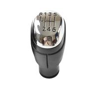 CAVINBDZ Pomello Cambio Cuffia Pomello Cambio Custodia Leva A Penna 5/6 Marce Per Renault Per Clio 4 Mk4 IV 2012-2020 (K0739 Chrome 6Speed)