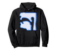 cavità Rivestita di Membrana della faringe Dietro Il Naso e la Bocca Felpa con Cappuccio