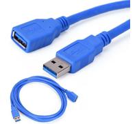 Cavo 1,5 m USB 3.0 tipo A SuperSpeed prolunga maschio femmina pc dati hard disk