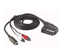 CAVO 1 SPINA SCART - 1 SPINA S-VHS 2 SPINE RCA 1.5 MT