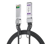 Cavo 10G SFP+ Twinax 2 m (6,6 piedi), cavo patch SFP, cavo passivo in rame Direct Attach (DAC) compatibile con Cisco SFP-H10GB-CU0,5M, Meraki, Ubiquiti UniFi UC-DAC-SFP+, Mikrotik e altro ancora