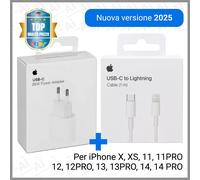 Cavo 1M + Caricatore ORIGINALE per dispositivi iPhone e iPad