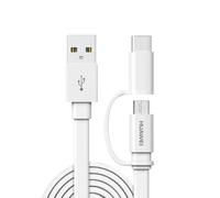 Cavo 2 in 1 micro-USB / USB-C Originale Huawei Ricarica Sincronizzazione 1,5m