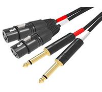 RIDEM CAVO AUDIO 2 X XLR F / 2 X 6.3MM - 3MT (RDM C93)