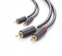Cavo 2X RCA Maschio A 2X RCA Maschio 2M Nero, UGREEN/10518