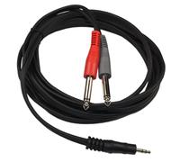 Cavo 3,5mm 1/8 TRS a Doppio 1/4 TS per Diffusori M-Audio Studiophile Serie BX5a