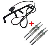Cavo + 4 Candelette Preriscaldamento Pour Seat Leon Toledo II 1.9 TDI N10579201