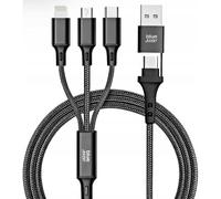 Cavo 4 in 1 Blue Star Cafule C172 USB-C/Micro USB/Lightning 2,4A 12W 1,2m