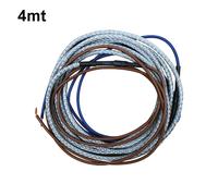 Cavo 4 mt scaldante protetto antigelo 15 w/m resistenza corazzata