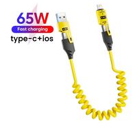 Cavo 4IN1 65W Lega di Zinco Ricarica Rapida USB-C PD per iPhone Samsung Xiaomi