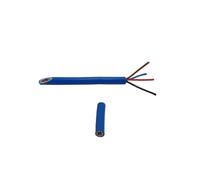 CAVO 4x0,50 BOBINA MATASSA 100 METRI AUTOMAZIONE CANCELLO GARAGE GRADO 4 BLU