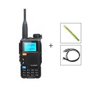 (cavo 771) UV-5R Plus 50-600 MHz Air Band Walkie Talkie Cross Band Intercom Scrambler NoAA Freq Copy
