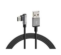 Cavo 90Â° Usb > Usb Type-C - 100 cm - Nero