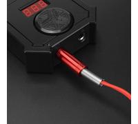 Cavo a clip in rame silicone rosso ad alta resilienza per macchine per tattoo a spirale e libellula