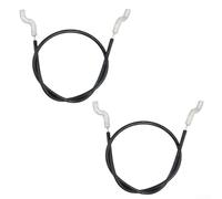 Cavo a coclea anteriore inferiore per Murray per artigiano per Snapper per Simplicity Snow Thrower sostituisce 1501122MA 313449MA MT1501122MA parte di ricambio in metallo (2 pezzi)