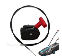 Cavo a farfalla - 17.7/16.1/10,8 pollici Kit di sostituzione dei cavi di controllo per macchine da cantiere, tosaerba con manico ergonomico, parte di sostituzioni per i controlli delle falde, acciaio
