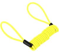 Cavo a molla promemoria per moto, 1,2 m, cavo di sicurezza per blocco del disco della moto, cavo di sicurezza per scooter, moto, bici, antifurto sul manubrio