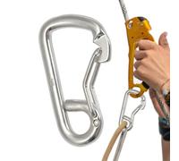Cavo a molla robusto - Carabinatore in acciaio inossidabile | Gancio della barca | Clip di sicurezza | Carabinatore in acciaio inossidabile | Gancio della barca, carabinatore per la navigazione del pi