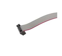 Cavo a nastro piatto, cavo a nastro, cavo a nastro piatto grigio 1/2 pezzi passo 2,54 mm FC 6/8/10/12/14/16/18/20/24/26/30/34/40/50 pin dati a nastro piatto grigio Connettore cavo (15 cm, 2 pezzi_26 P
