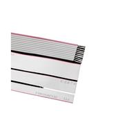 Cavo a nastro piatto, cavo a nastro, cavo a nastro piatto grigio 2/5M Cavo a nastro piatto 1,27 mm 10 14 16 20 26 30 34 40 50 60 pin AWG 28 UL2651 300 V 2,54 mm IDC Cavo cavo dati piatto connettore (2