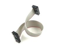 Cavo a nastro piatto, cavo a nastro, cavo a nastro piatto grigio 2 pezzi Passo 2,0 mm FC 6/8/10/14/16/18/20/24/26/30/34-60 Cavo dati a nastro piatto grigio 10/20/30/50-100 cm for DC3 IDC (50 cm, 30 P