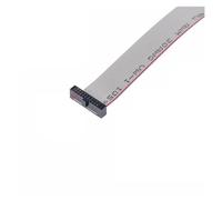Cavo a nastro piatto, cavo a nastro, nastro piatto grigio elettronico 1 pz Passo 1,27 mm FC-6/8/10/14/16/20/40/50 PIN 30 cm Cavo di download Cavo dati a nastro piatto grigio for intestazione scatola D