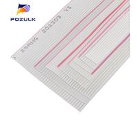 Cavo a nastro piatto grigio da 2/6/10 metri 1,27 mm 6/8/10/12/14/16/18/20/24/26/30/34/40P UL2651 300 V per connettore IDC da 2,54 mm