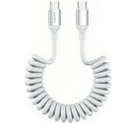 4smarts, Cavo USB-C a USB-C 240W 480 Mb/s a spirale retrattile da 12 a 50 cm