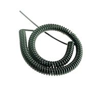 Cavo a spirale a molla con filo nero da 0,2 mm2 Multi 2/3/4/5/6/7/9 Pin centrali Il cavo di alimentazione può estendere i fili di trazione(3 Core,STRETCH 1.2 METER_24 0.2MM2)