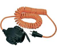 Cavo a spirale con contatto di protezione AS SCHWABE 3 volte arancione (70414) NEW