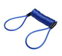 Cavo a spirale lucchetto a disco 120 cm giallo acciaio cavo a spirale freno a disco 4 mm robusto cavo di promemoria manubrio moto 120 cm cavo blocco freno 120 cm per scooter bici antiincidente cavo
