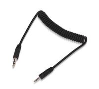 Cavo a Spirale Maschio-maschio da 3,5 Mm, Cavo di Sincronizzazione del Flash di Trasmissione Stabile Senza Ritardo per Fotocamera Leica Serie G F DSLR, Sincronizza lo Scatto,