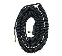 Cavo a spirale nero VOX VCC090 da 1/4"""" con custodia a rete, 29,5'