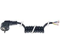 cavo a spirale tipo spina CEE7/7 tipo E+F 1,5mm²