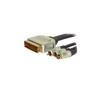 CAVO A/V PROFESSIONALE 2 RCA + S/VHS 4 poli > A SCART 1,5m ALPHA 92-522P