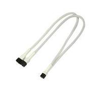 Cavo a Y Molex a 3 pin Nanoxia - alimentazione - 1 x Molex a 3 pin (M) - 2 x Molex a 3 pin (W) - 30 cm - bianco NEW