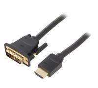Cavo ABFBH DVI-D (18+1) maschioHDMI maschio 2 m nero 30AWG VENTION