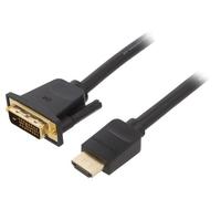 Cavo ABFBJ DVI-D (18+1) maschioHDMI maschio 5 m nero 30AWG VENTION