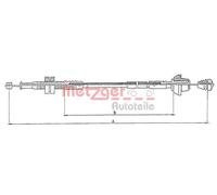 Cavo acceleratore 10.0153 METZGER per FORD FIESTA III
