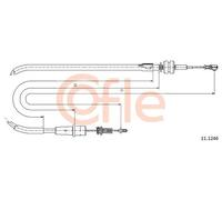 Cavo acceleratore 11.1246 COFLE per CITROËN OPEL