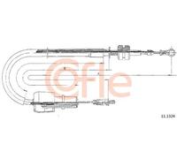 Cavo acceleratore 11.1324 COFLE per OPEL CORSA A TR CORSA A Hatchback CORSA B