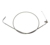 Cavo acceleratore acciaio trecciato A "opener" + 15 cm per Yamaha XVS 1100 Drag