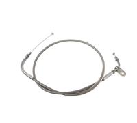 Cavo acceleratore acciaio trecciato A "opener" + 15 cm per Yamaha XVS 650 Drag