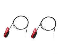 Cavo acceleratore da 165 pollici per montaggio su maniglia tosaerba, compatibile con modelli 13A272 13A277 GCV190 (2 pezzi)
