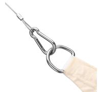 Cavo Acciaio 4PCS 2M 304 filo di acciaio inossidabile baldacchino corda pesca cavo sollevamento stendibiancheria diametro 2mm ombra vela Tende kit antiruggine