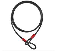 ABUS Cavo Cobra 12 loop - cavo in acciaio rivestito in plastica - sicurezza per accessori di biciclette e moto - lunghezza 1,8 metri, spessore 12 mm