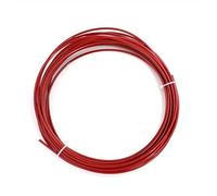 Cavo Acciaio Cavo in acciaio inossidabile 304 rivestito in plastica VERDE/ROSSO/Nero da 50/100 M, diametro 1 MM-6 MM dopo il rivestimento(Red,100M_3MM AFTER COATING)