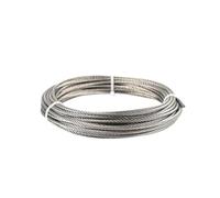Cavo Acciaio,Corda metallica 20/30/50M 7X7 Costruzione, Diametro 3,0mm Cavo di acciaio inossidabile sollevamento Corda for ringhiera(20M)